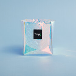 Fragg Holografik PVC Kaplamalı Plastik Saksı 1,6 Litre