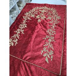 Sarmaşık Desen Seccade Bordo