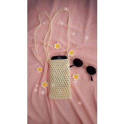 Örgü Telefon Çantası