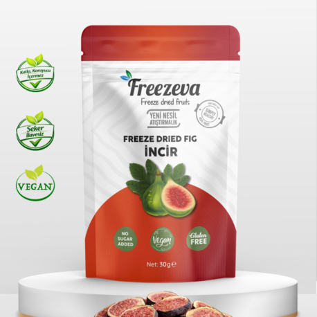 Dondurularak Kurutulmuş Dilim İncir – Freeze Dried İncir- İncir Kuru Meyve Cipsi 30 gr