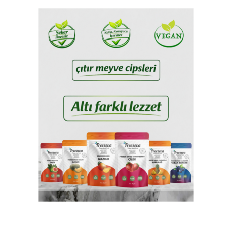 Freeze Dried Kuru Meyve Cipsi Favori 6'lı - Avantajlı Set