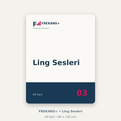 FREKANS+ Ling Sesleri | 60 Eğitim Kartı