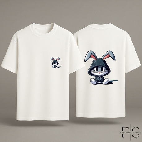 Bugs Bunny Baskılı Oversize T-Shirt