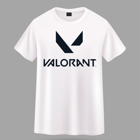 Valorant Baskılı Oversize Tişört
