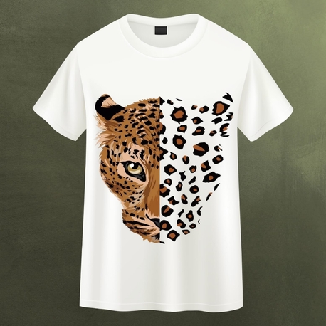 Leopar Baskılı Oversize T-shirt