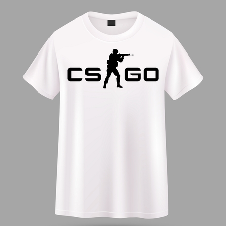 Csgo Baskılı Oversize Tişört