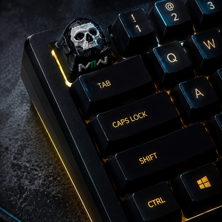 CoD Ghost Mask Keycap