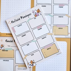Kitty Haftalık Planlayıcı A5