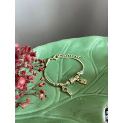 Gold Charmlı Bileklik