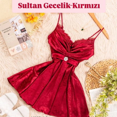 Sultan Gecelik-Kırmızı 