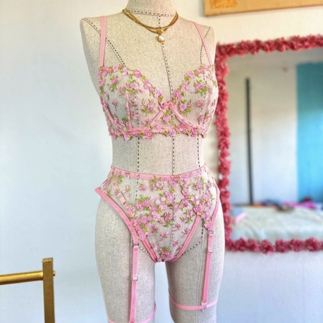 İpek Jartiyer Bralet Takımı