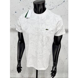 ⚡️ Lacoste Beyaz Desenli T-Shirt