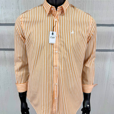 Beymen Erkek Regular Fit Oranj Keten Gömlek