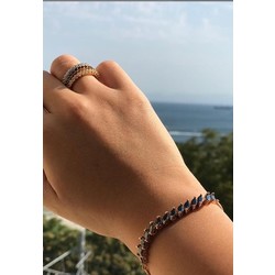 Siyah Zirkon Taşlı Bileklik