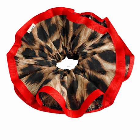 From Pera Scarlet Leopard 4 Katmanlı Premium Saç Tokası