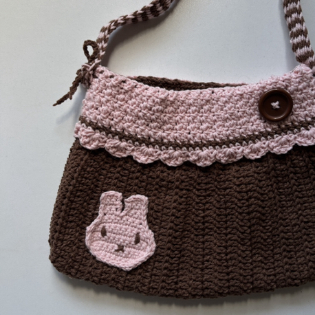 button bag by meiscrochet