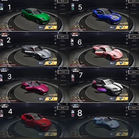 PUBG MOBİLE SPOR ARABALI RANDOM HESAPLAR