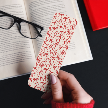 Fiyonk Desenli Kitap Ayracı