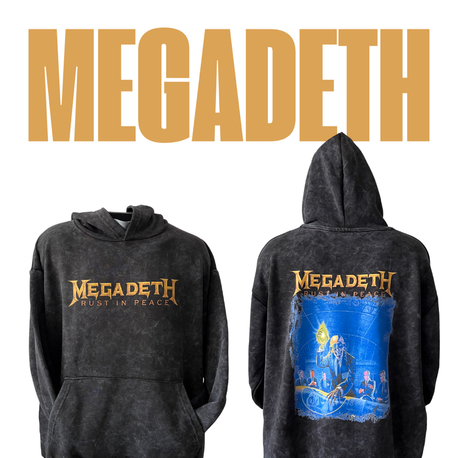 Megadeth - Rust in Peace Retro Hoodie (Oversize)