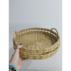 35 cm x 5 cm hasır tepsi