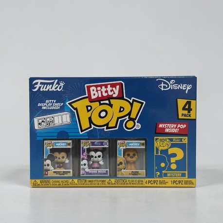 Funko Bitty Pop: Disney Mickey & Friends 4-Pack (Mickey, Minnie, Pluto & Mystery)