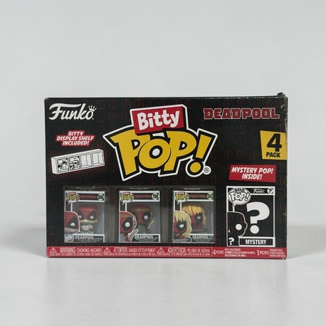 Funko Bitty Pop: Deadpool 4-Pack (Sleepover, LARP, Heavy Metal & Mystery)