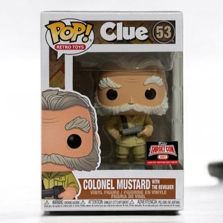 Funko Pop: Colonel Mustard with The Revolver #53 (Target Con 2021 Limited Edition Exclusive)
