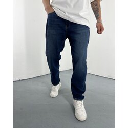 Boyfriend Jean taşlamalı lacivert