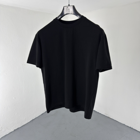 Boxy Fit Basic Tshirt siyah