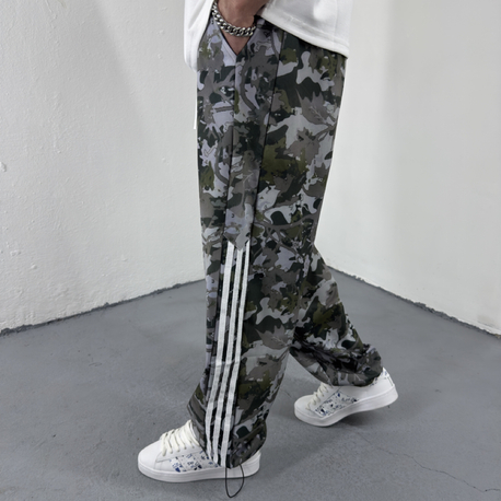 Kamuflaj Paraşüt Jogger Yeşil