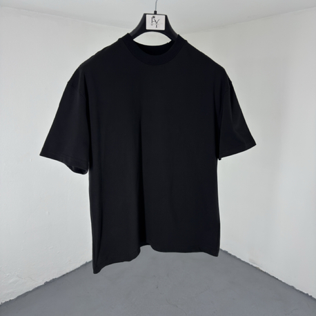 Over Size Basic Siyah T-Shirt