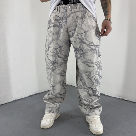 Deadwood Pattern Wide Leg Pant