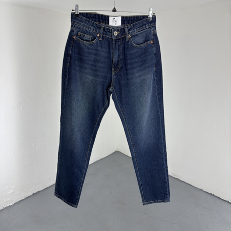 Boyfriend Koyu Mavi Jean