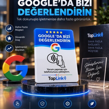 TapLink Google Yorum ve Beğeni Kartı