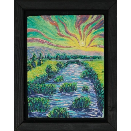 The Essence Of "Sarıçay At Sunset"
