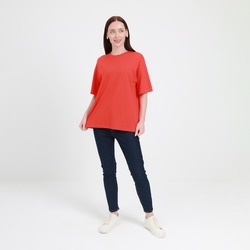 Oversize Basic Kırmızı T-Shirt