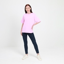 Oversize Basic Pembe T-Shirt