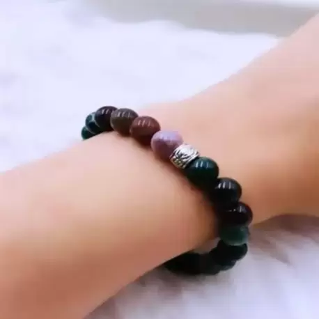 Yosunlu Akik Doğal Taş Klasik Model