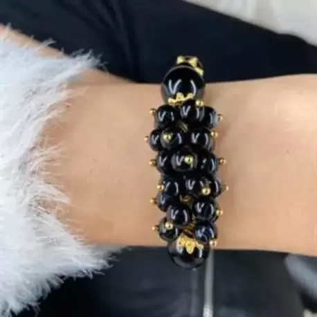 Obsidyen Bileklik