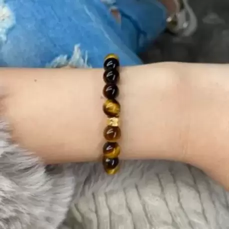 Kalpan Gözü Bileklik 24K Altın Kaplama