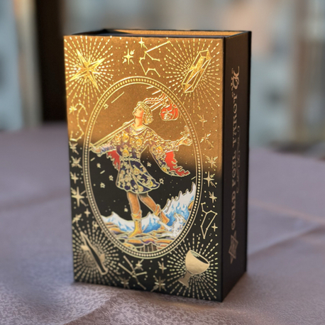 Gold foil güneş serisi siyah-gold tarot