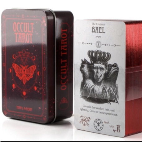 Occult tarot (metal kutulu)