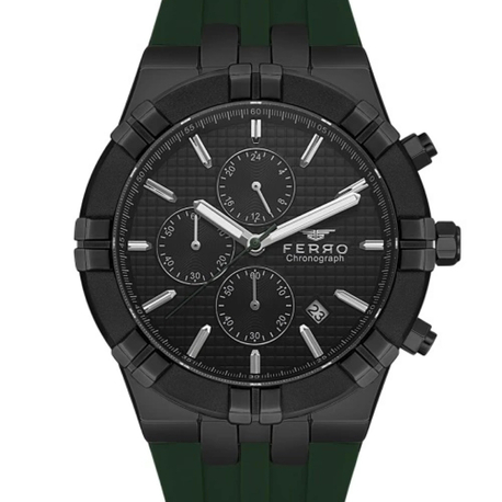 Ferro Yeşil Çelik Kordon Erkek Kol Saati FM11378D-ZQ2