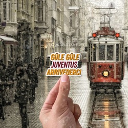 Güle Güle Juventus Arrivederci Etiket