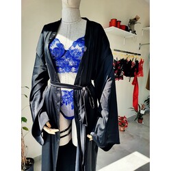 İpeksi Satin Kimono - Uzun