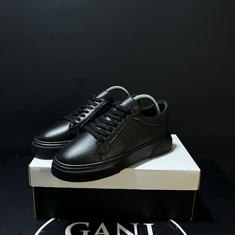 SİYAH DERİ SNEAKERS 