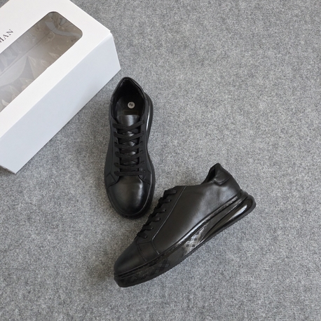 siyah air  - hakiki deri - Air taban comfort sneakers