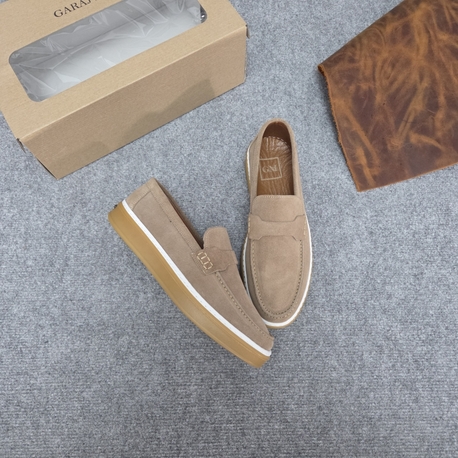 Bodrum Bej - hakiki deri  comfort loafer