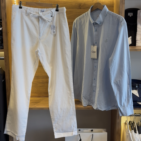 Beymen Club Beyaz %100 keten Pantolon