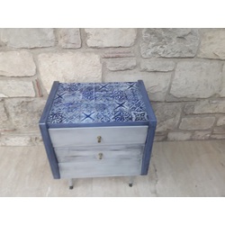 1970 RESTORE EDİLMİŞ AHŞAP ŞİFONYER MİNİ